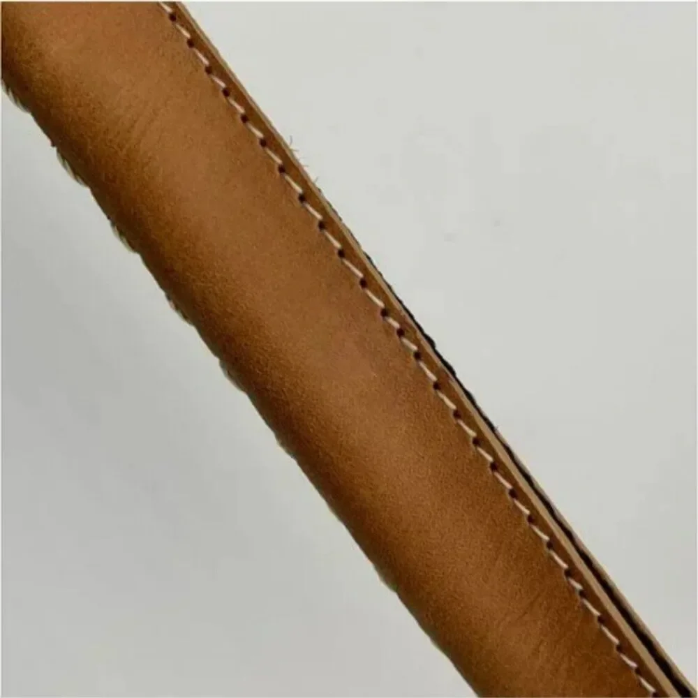 BCBGMAXAZRIA Canvas Bohemian Hobo Tan Bag with Leather Strap